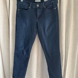 Banana Republic Dark Blue Skinny Ankle Jeans - Size 30 Short